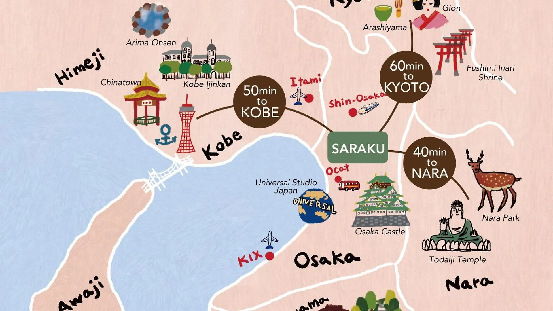 Vacation Rental Saraku 茶楽来 Osaka Aparthotel